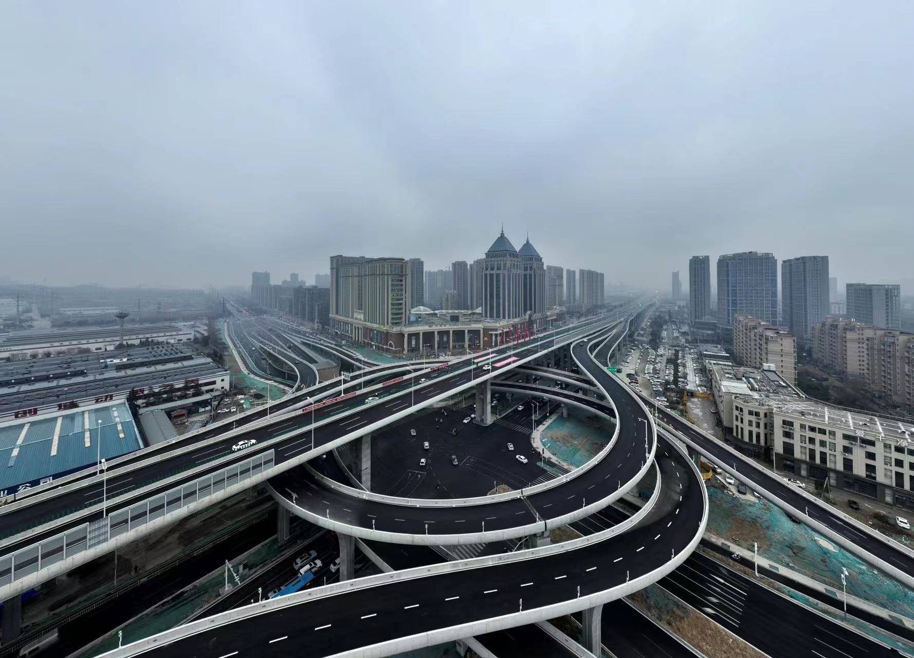 8455线路检测伟鸿检测公司承检项目——徐州城东大道高架快速路全线通车！